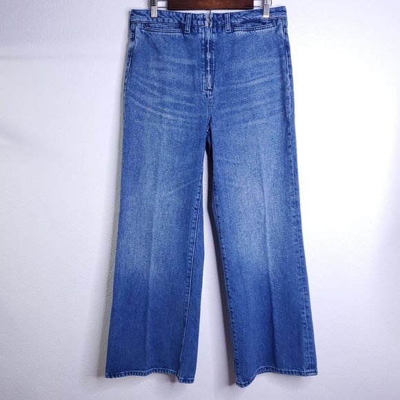 H&M Denim - H & M High Rise Wide Leg Jeans Womens 32 x 29